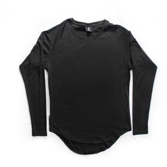 Zivi Apparel Scoop Long Sleeve Shirt Black XL - Picture 1 of 10